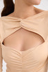 Neck And Chest Detailed Snap Crotch Body With Long Sleeves